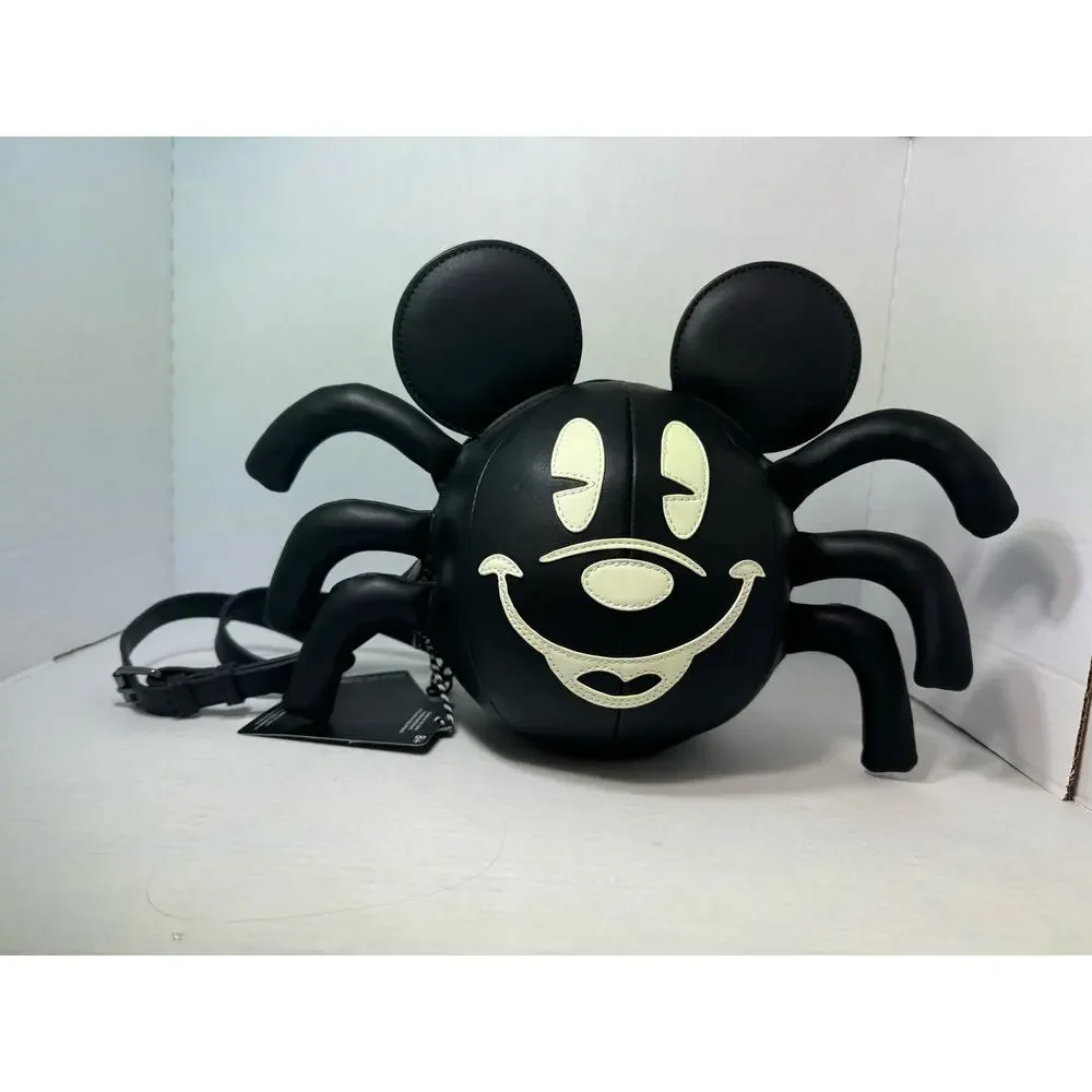 NWT Stitch Shoppe by Loungefly Disney Mickey Mouse spider Halloween bag / purse - Picture 2 of 8